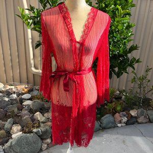 New sheer robe cover up